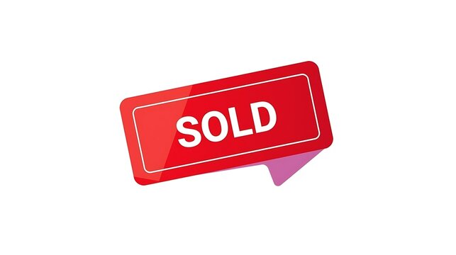 Sold Sticker Images – Browse 163,823 Stock Photos, Vectors, and 