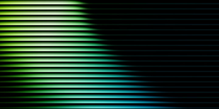Dark background with horizontal line pattern and soft green light glow, abstract