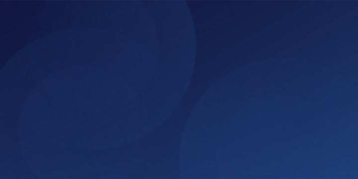 Modern blue glowing geometric lines on dark blue background abstract simple art