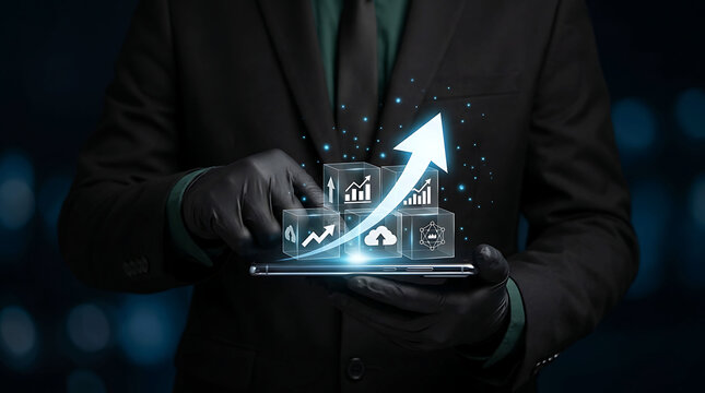 Digital Business Growth Strategy Cloud Analytics Mobile Technology Innovation