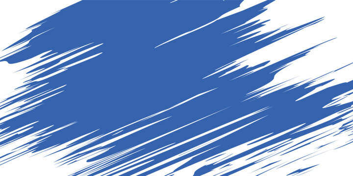 Abstract Blue and White Grunge Background with Halftone Style. Brush Stroke Illustration for Banner, Poster or Sports.