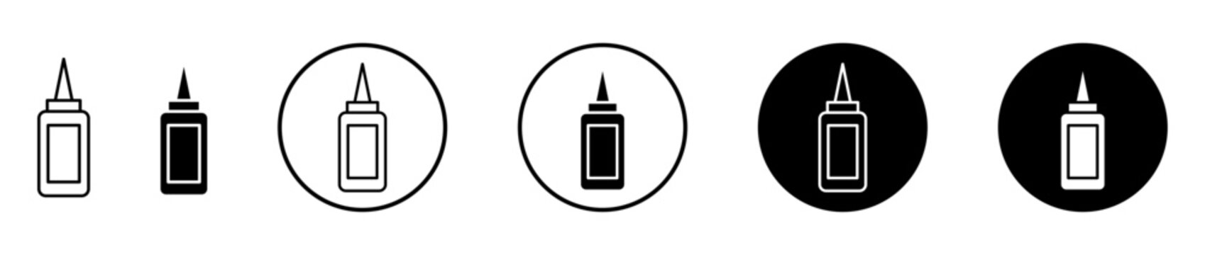Glue icon. Editable stroke and filled. Pixel perfect