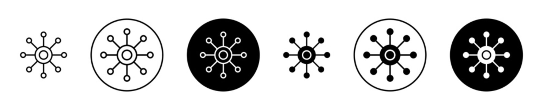 Multichannel icon. Editable stroke and filled. Pixel perfect