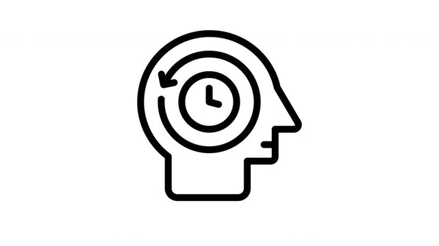 memory minimalist stroke animation