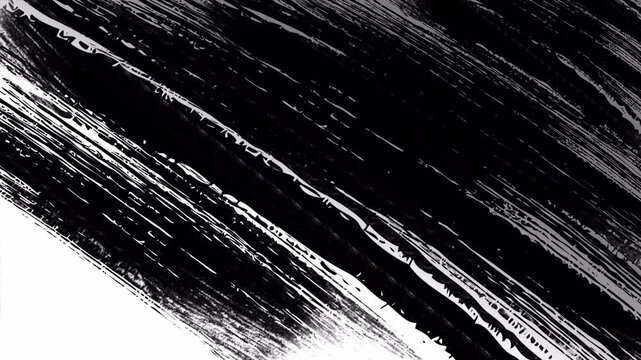 Paint Stroke Overlay Animation Rough Brush Reveal Transition 4K