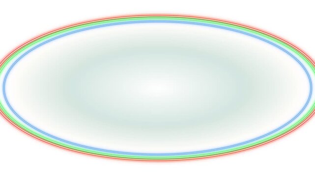 Expanding colorful energy shockwave and ripple animation on white