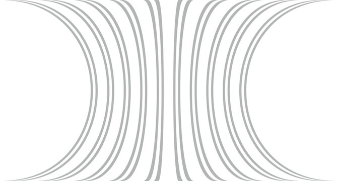 abstract creative grey double line bulge pattern.