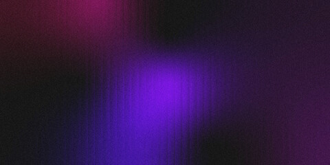 Obraz premium Dark black base with glowing purple-magenta soft gradient, grain noise texture, and subtle vertical glass groove streaks.