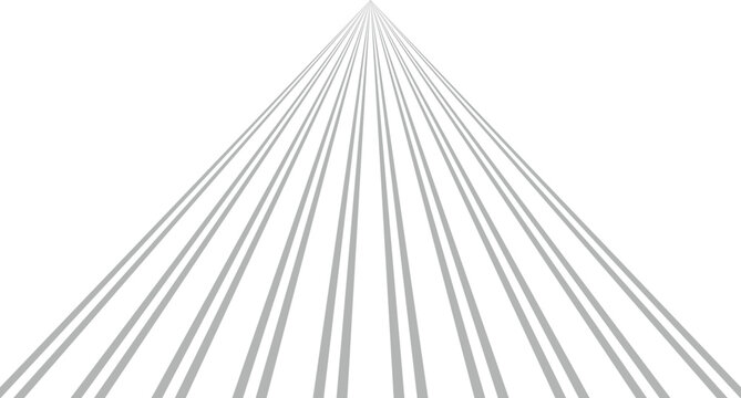 abstract creative grey double line triangle pattern art.