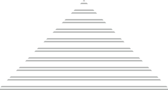 abstract creative grey double line triangle pattern.