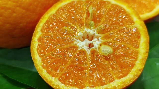 Oranges are a fruit high in vitamin C.