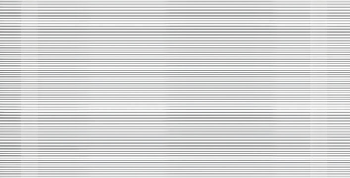 Subtle horizontal lined shading texture print effect decorative element isolated png image.