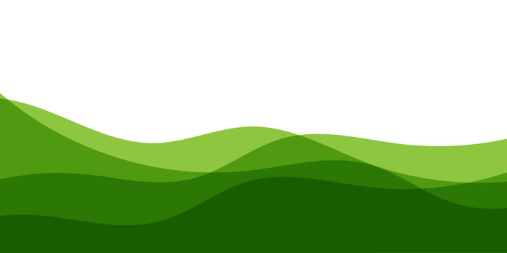 Abstract bright green fluid wave background. Colorful dynamic motion vector concept for creative web header, digital wallpaper, and presentation layout.