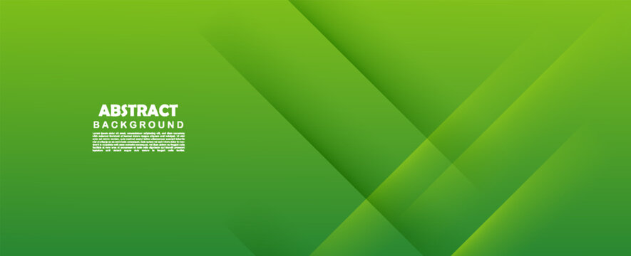 Green abstract geometric background with diagonal lines. Trendy eco nature concept vector illustration template for creative spring banner and modern cover