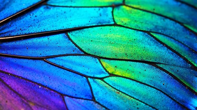 Macro Magic: Butterfly Scales in Mosaic Motion