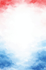 Obraz na płótnie Canvas red blue american independence day background