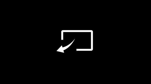 Animated Arrow Icon: Moving Directional Pointer Loop for Web UI, Navigation, and App Interface