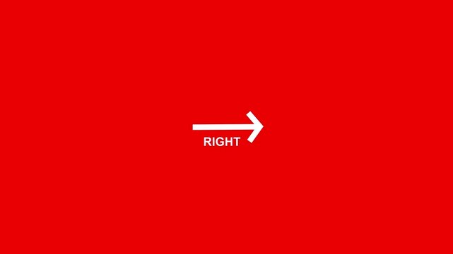 Animated Right Directional Arrow: Moving Pointer Loop for Web Navigation, Apps, and Next UI Button