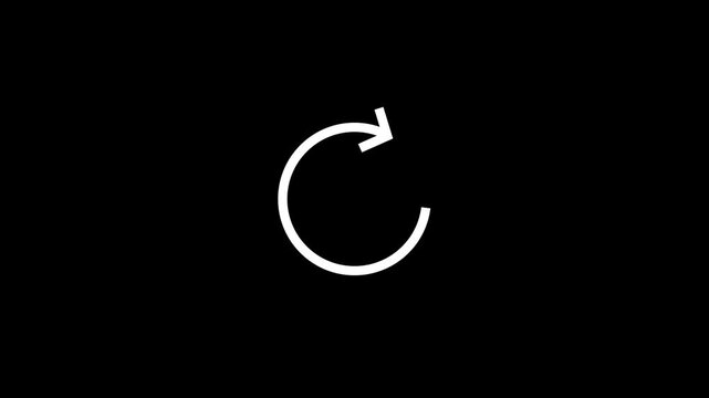Animated Upload Arrow Icon: Moving Cloud Progress Loop for Web Navigation, Apps, and Data Transfer