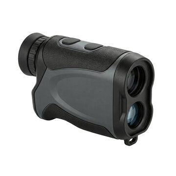 Isolated digital rangefinder device, handheld monocular for distance measurement, outdoor sports equipment.