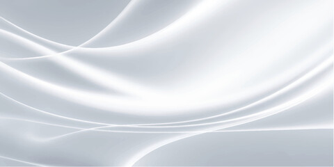 Naklejka premium Abstract blue flowing wave background with smooth silk fabric texture and soft light water pattern design