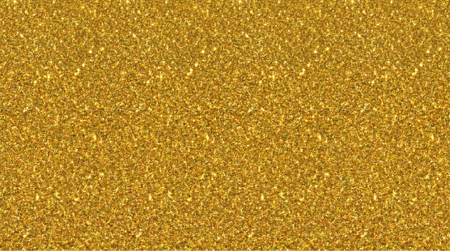 Golden glitter texture background for luxury festive holiday designs. Elegant gold dust sequins backdrop for wedding invitation design,  Abstract seamless metallic gold shimmering foil texture pattern