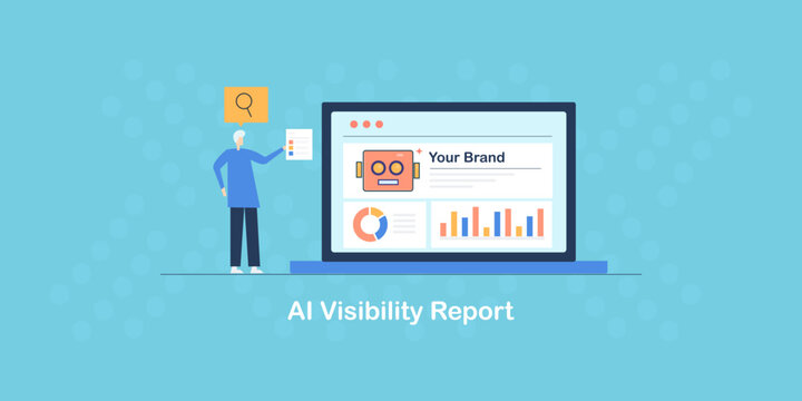 AI visibility software tracking brand mention and search performance data, SEO expert analyze results.