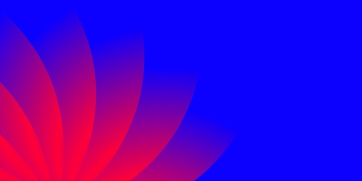 Blue red GRADIENT pattern background with dynamic simple art shape 