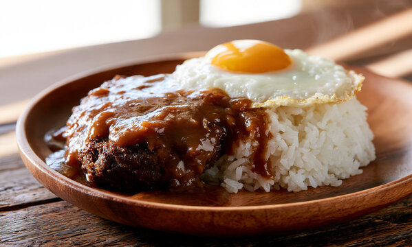 A classic Hawaiian loco moco