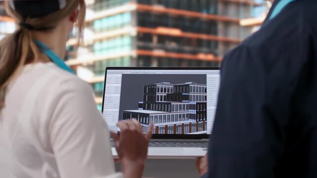 Architect And Engineer Review 3D BIM Model Details Together