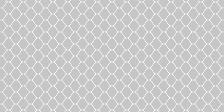 Curved net pattern. Seamless design for sportswear or equipment like soccer goals, volleyball nets, basketball hoops, hockey nets, and athletic gear. eps 10