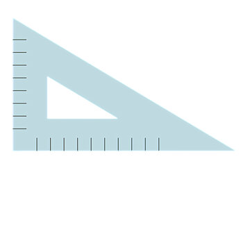vector drawing of a ruler
