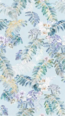 Fototapeta premium abstract background with watercolor painting