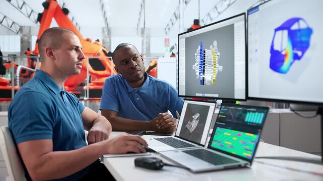 Automotive Engineer Uses Simulation Software