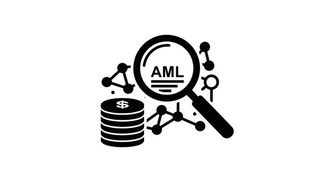Anti Money Laundering AML Concept.