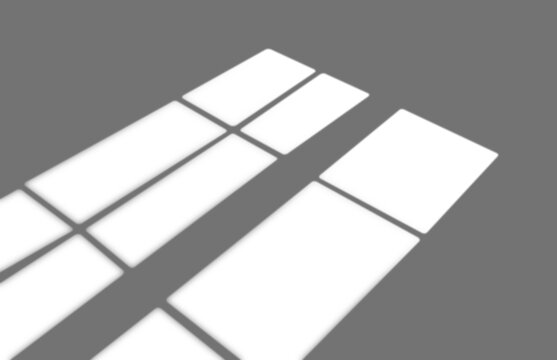 Window soft shadow frame leak overlay cutout transparent backgrounds 3d rendering png