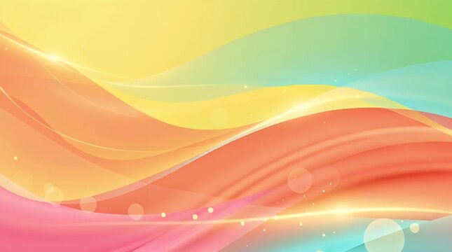 Vibrant colorful wave abstract background.