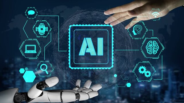AI Assistant Brain Processor with LLM Technology, Big Data, Machine Learning, Generative AI for Business Support, Future Agentic AI Technology and Artificial Intelligence Prompt Engineering. Thunk
