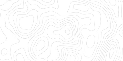 Modern Topography Pattern with Smooth Curved Landform Lines and Paper Cut Layers Sophisticated Terrain Mapping Background for Contemporary Designs © ALAMA