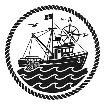 Fishing Boat on the Water.