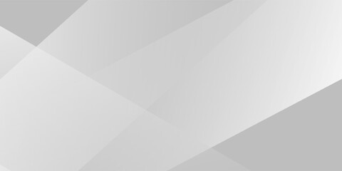 Obraz premium Picture White abstract gradient background with triangular decoration on the sides. grey