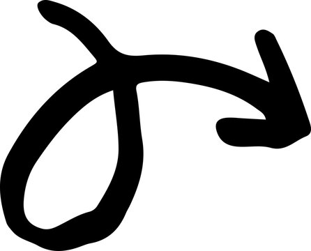 Hand Drawn Loop Arrow