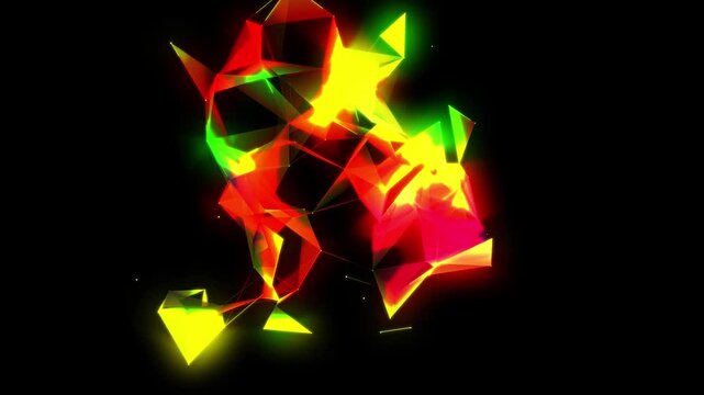 Shimmering Golden Particles in Darkness 4K Motion Background. video