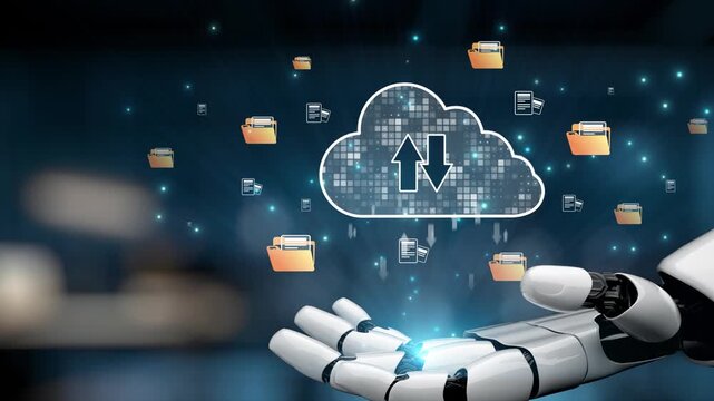 AI artificial intelligence optimizes cloud infrastructure with virtual assistants and intelligent automation, improving scalability, security, and digital business continuity. Epoch