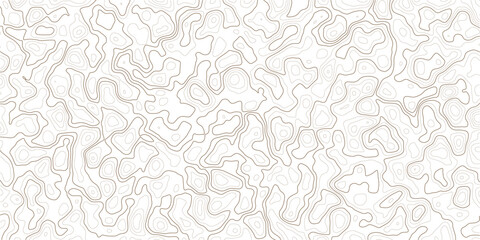 Gray abstract topographic map contour lines on white background © MD.HUZZATULLAHISLAM