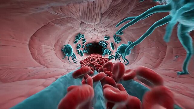 Ultra Realistic Cine 1780583364386 Blood Cells Flowing Through Artery