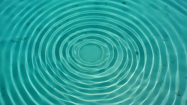 Calm water ripples create a serene blue atmosphere. Natural background