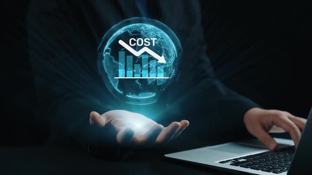 Cost reduction and cost saving through digital transformation, business cost optimization, operational cost reduction, financial savings, and resource efficiency strategies for business success. Elide