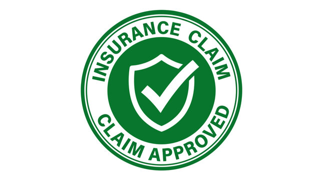 Insurance Claim Approved Stamp Green Checkmark