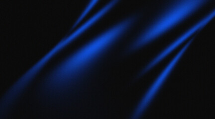 Abstract Blue Light Rays Background with Grainy Noise Texture © arjudin